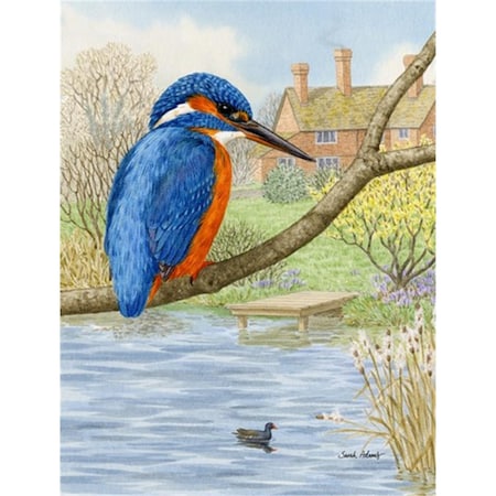 Carolines Treasures Kingfisher Flag Canvas House Size ASA2093CHF
